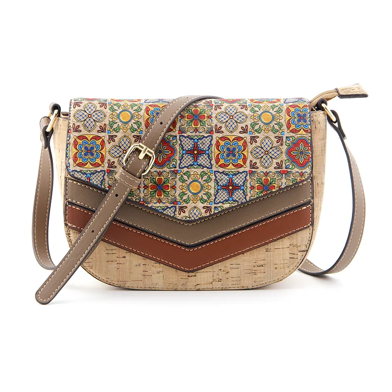 Moda casual diária bolsa de cortiça