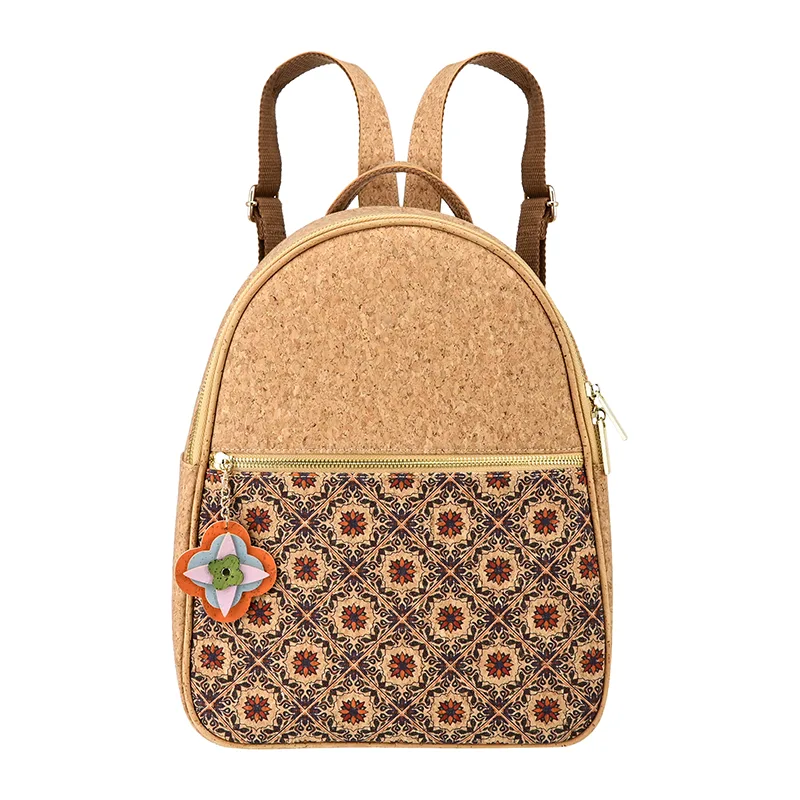 Mochila de cortiça de grande capacidade